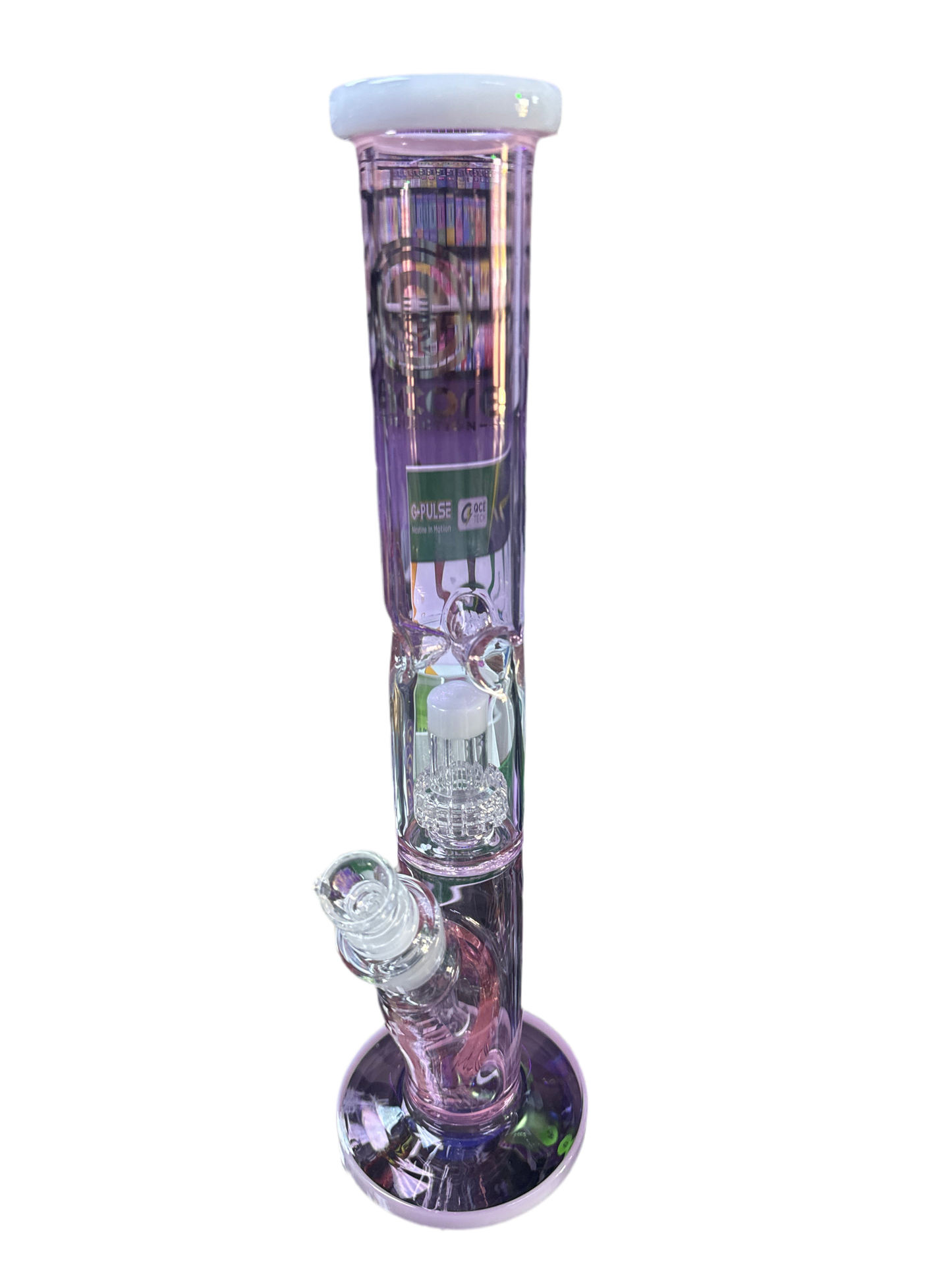 Large Pink Water Pipe With percolator