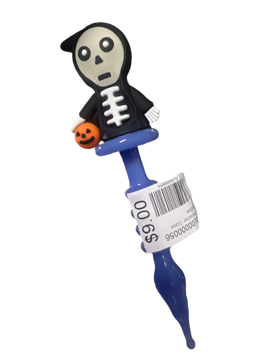 Character Glass Dabber - Halloween Skeleton