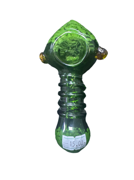 Green Handpipe w/Light Green Top & Bottom