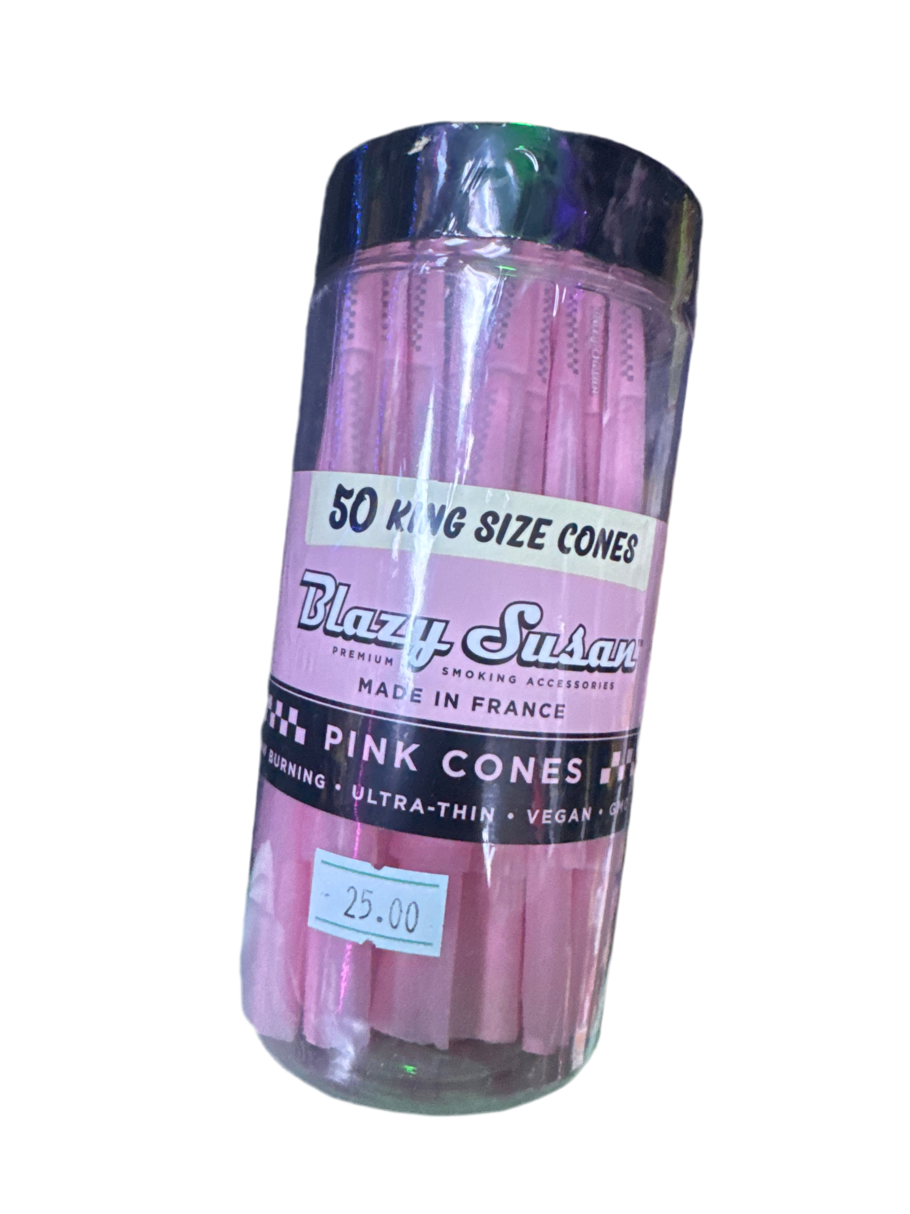 Blazy Susan Pink Cones - 50 King Size Cones