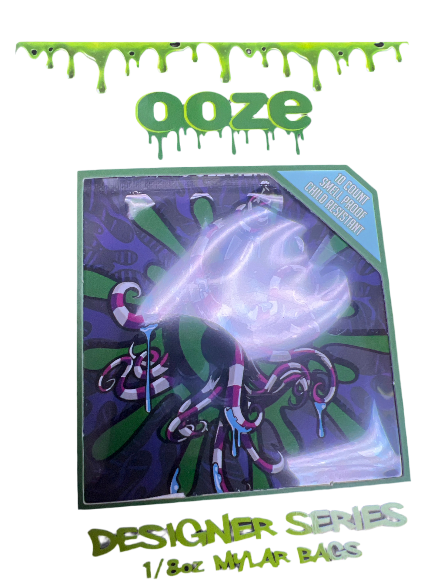 Ooze Mylar bags (10ct) 1/8
