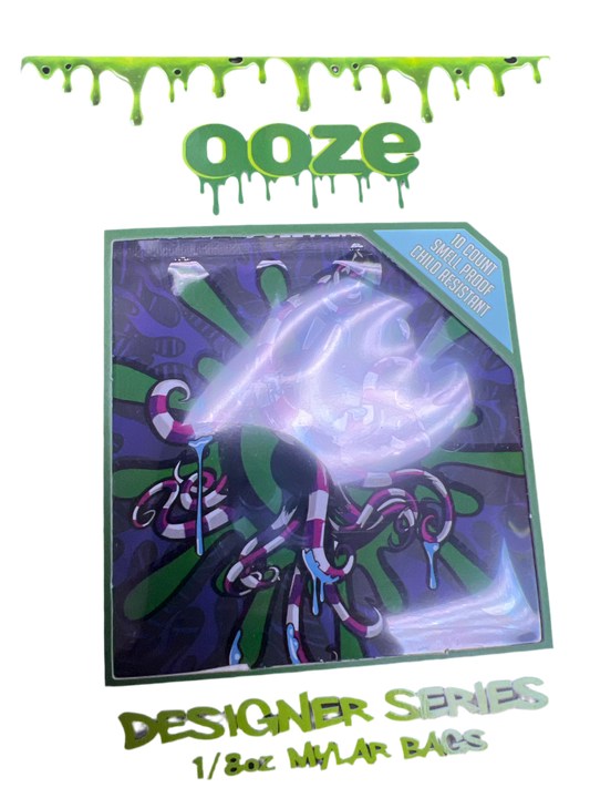 Ooze Mylar bags (10ct) 1/8