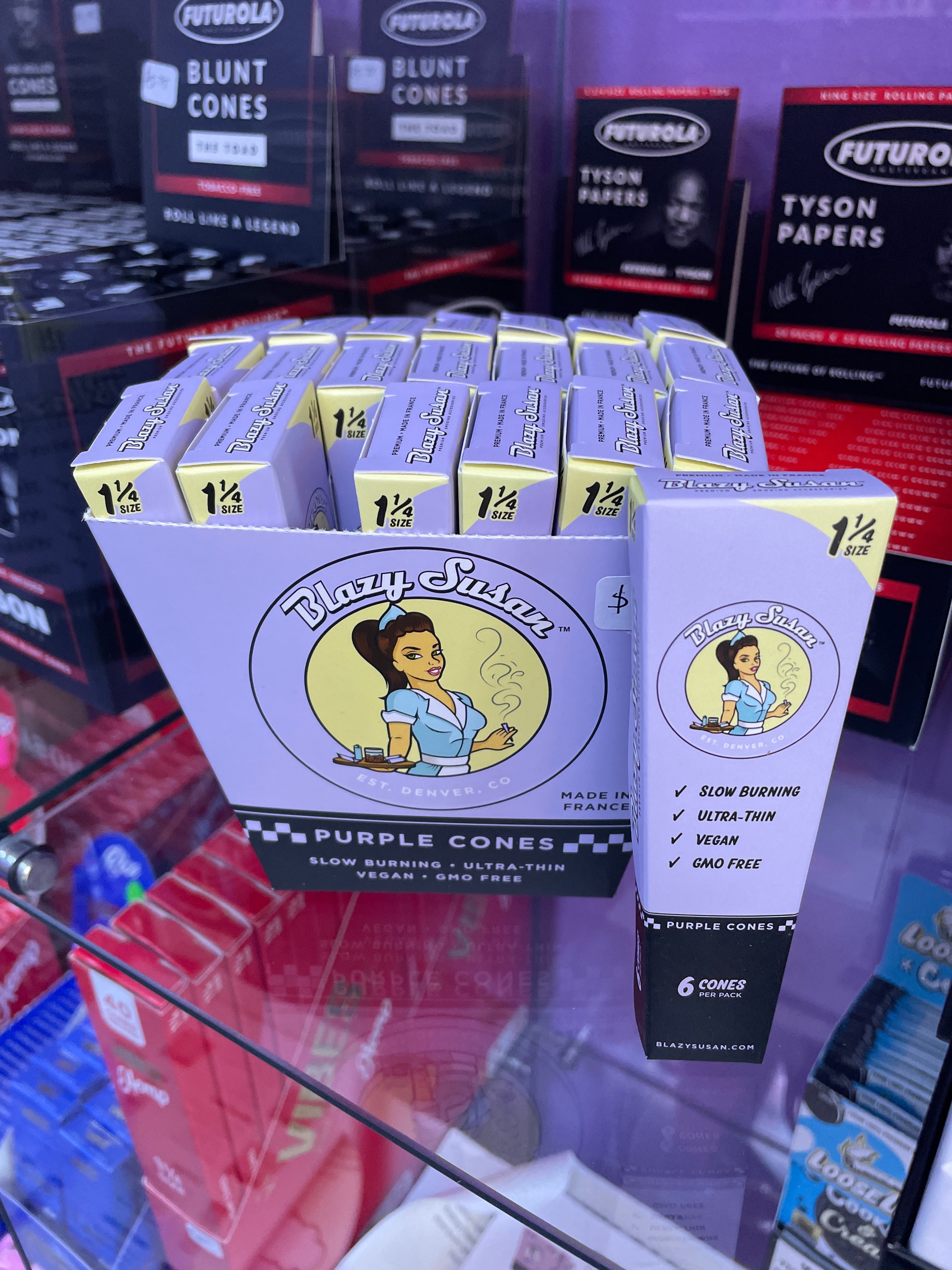 Blazy Susan -Purple Cones - 1 1/4 (6pk)