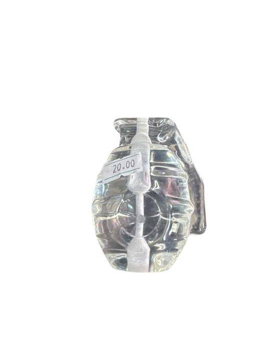 Clear Glass Grenade HandPipe