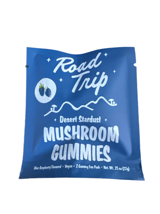 Road trip Mushroom Gummies - 2 Pack - Blue Raspberry
