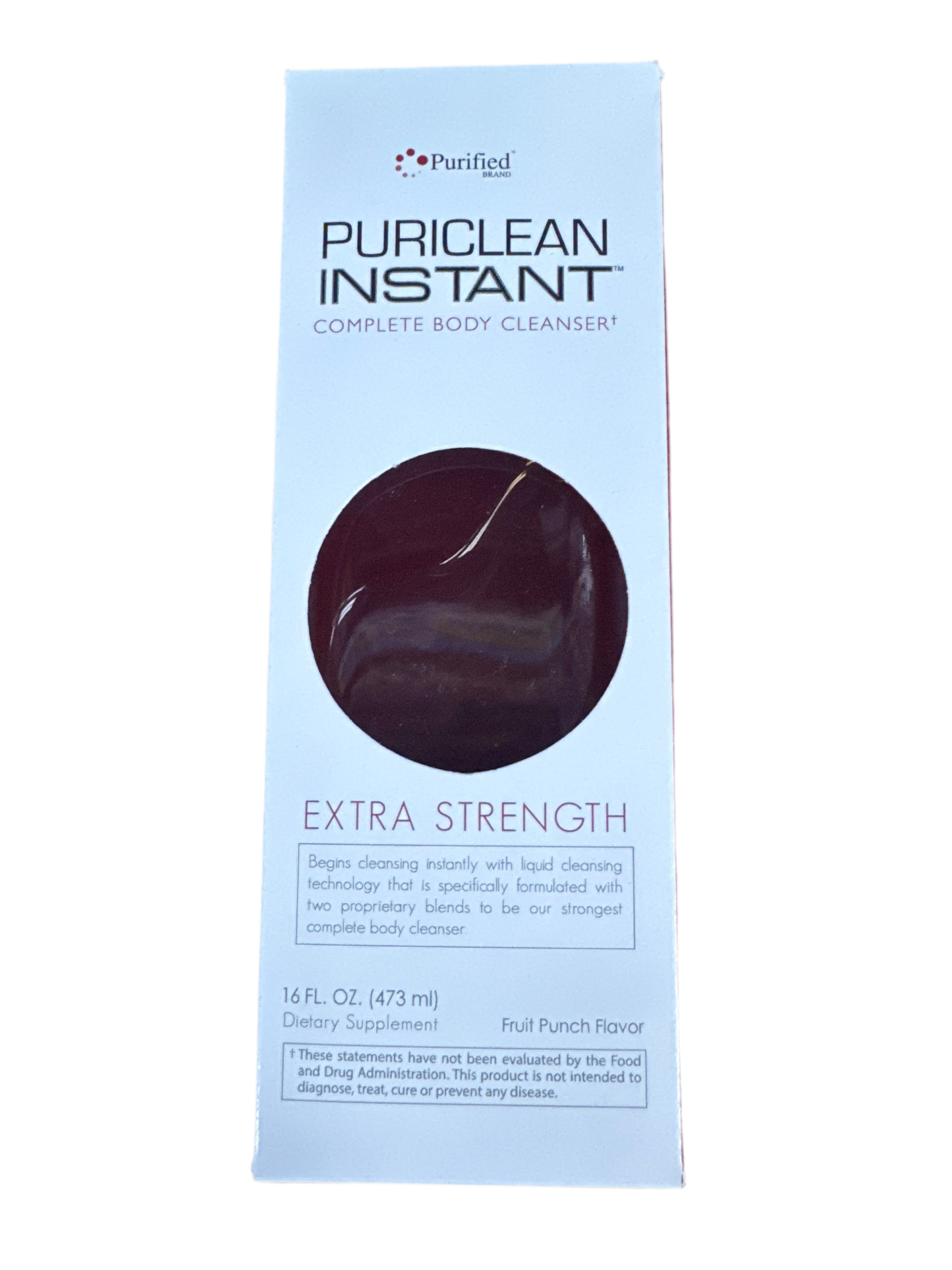 Puriclean Instant Complete Body Cleaner - Extra Strength- Fruit Punch Flavor