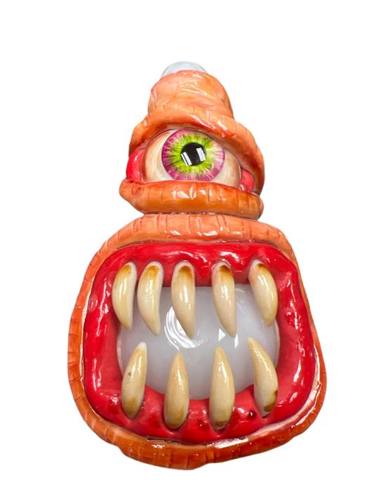 Spikey Teeth Monster Hand Pipe