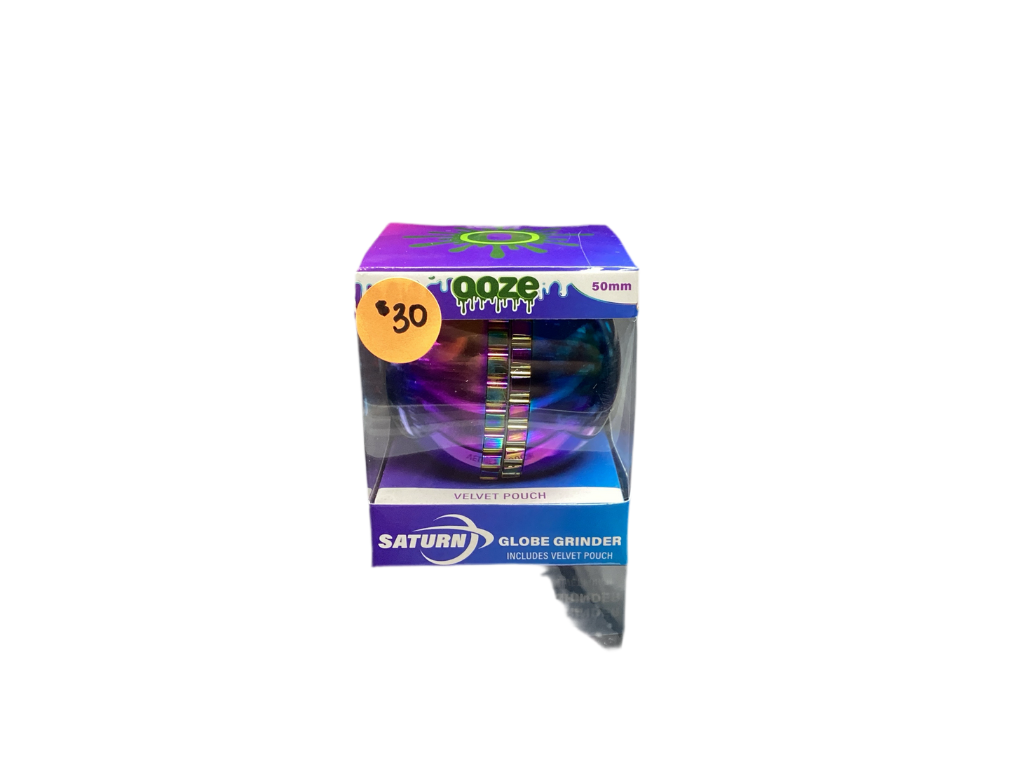 OOZE Saturn Globe Grinder 50mm - Blue & Purple