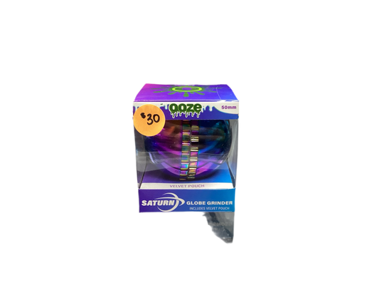 OOZE Saturn Globe Grinder 50mm - Blue & Purple
