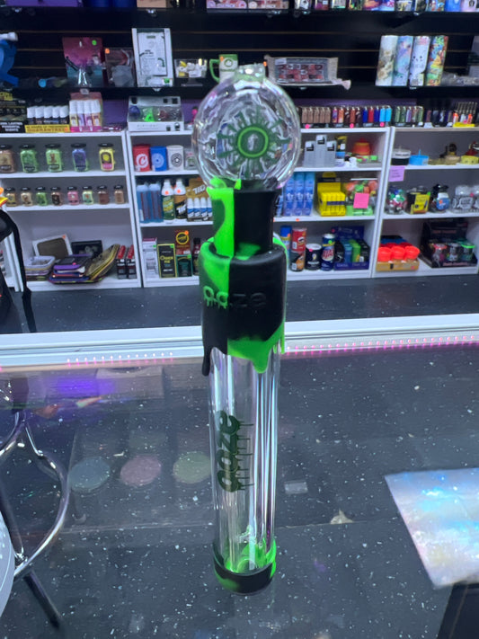 Ooze slider glass blunt  - black and green