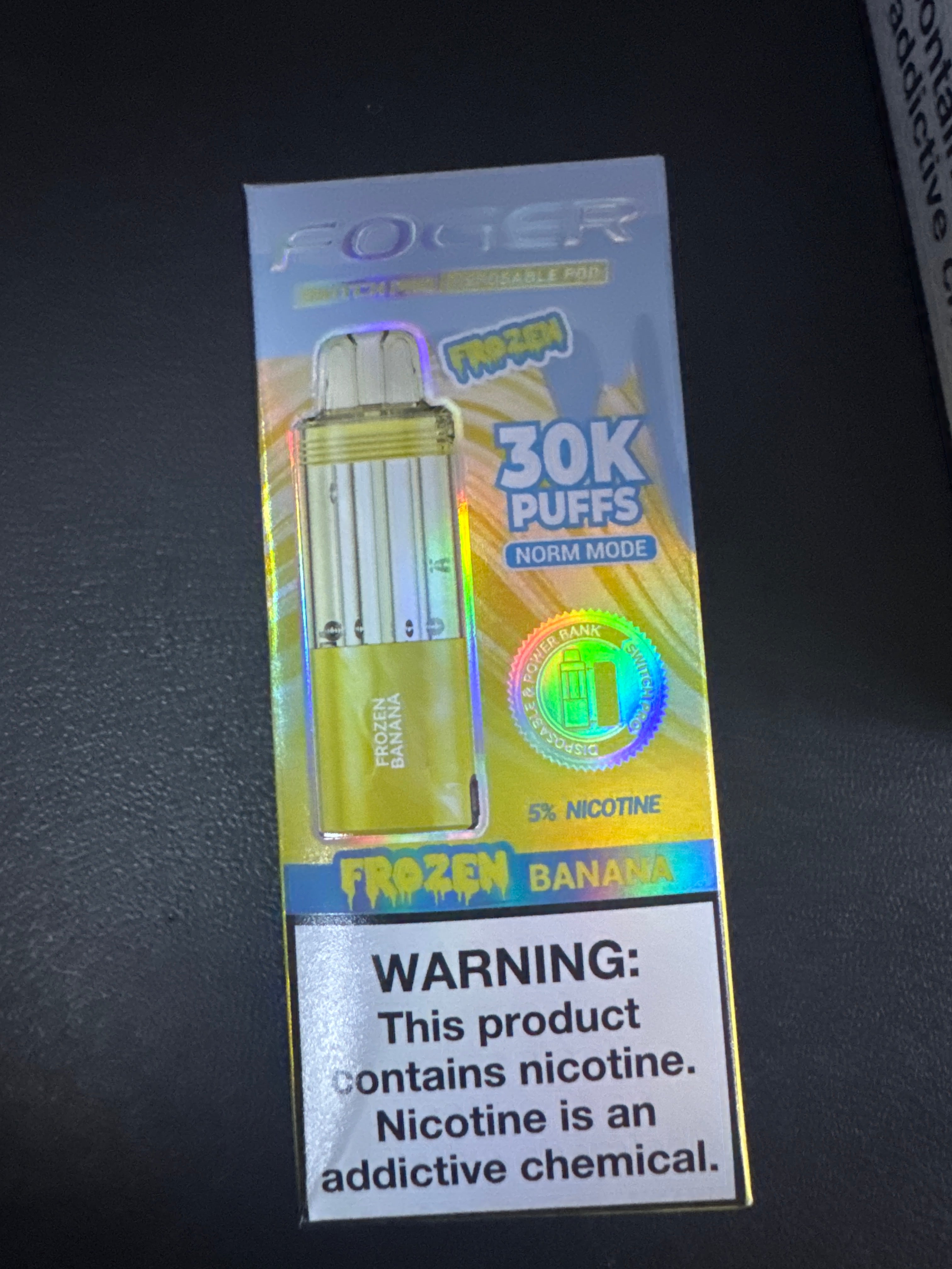 Foger Switch Pro Disposable Pod - 30k Puffs - Frozen Banana