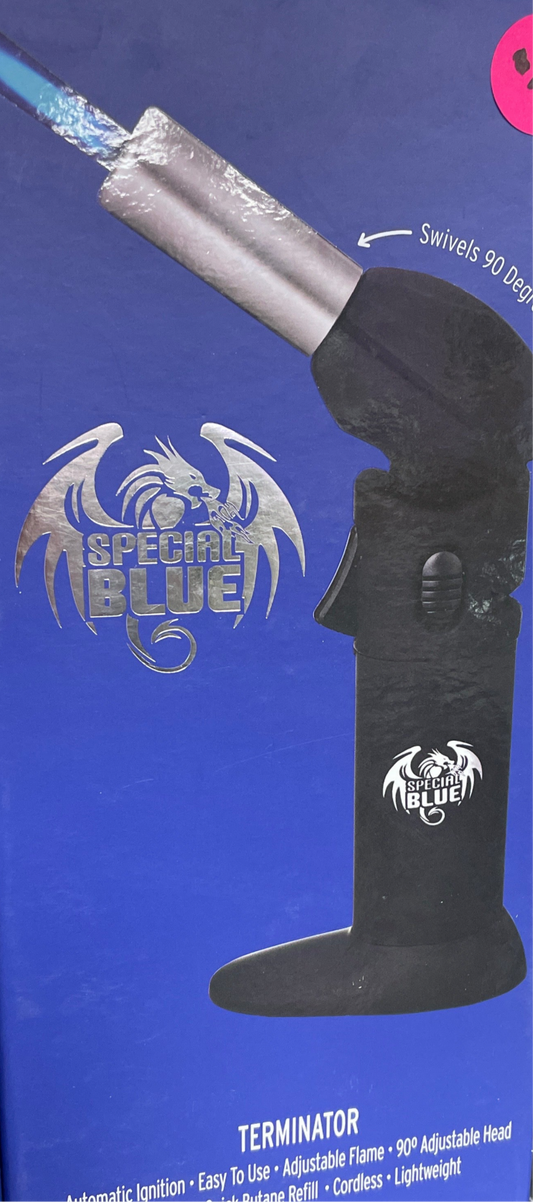 Special Blue Terminator Butane Torch - Black