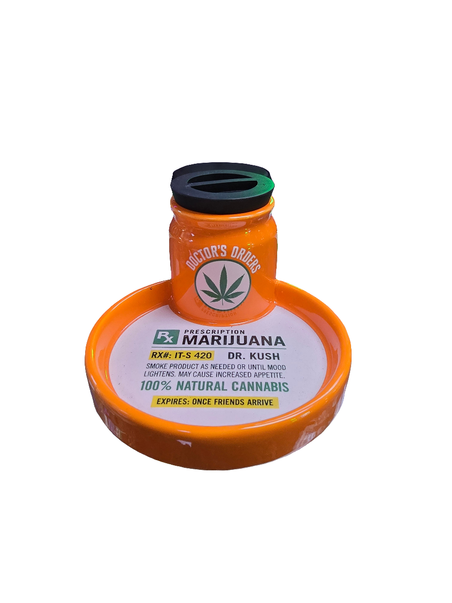 Fujima 6” Stash Tray- Prescription Orange