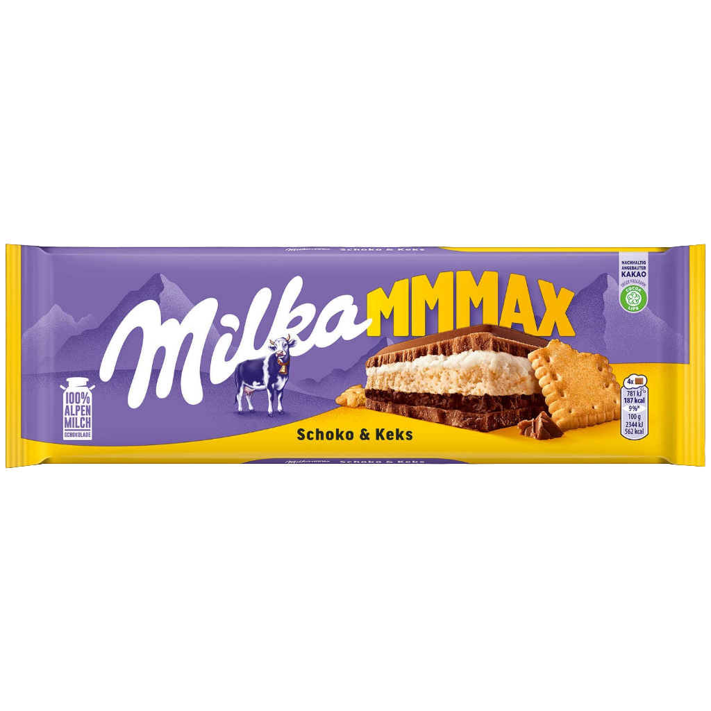 Milka Max Bisquit Keks 300g (European)