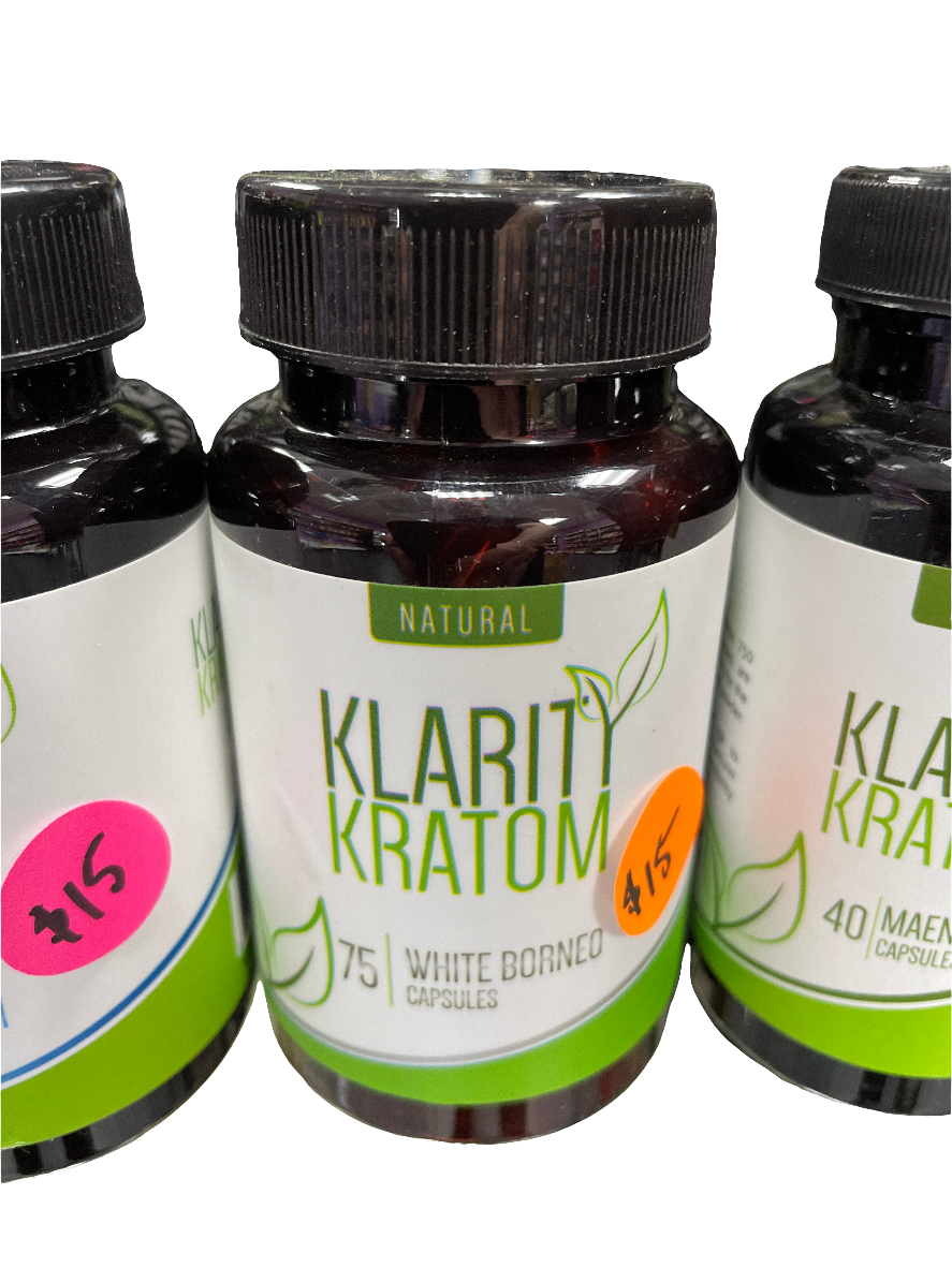 Klarity Kratom - White Borneo 700mg (75ct)