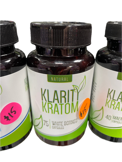 Klarity Kratom - White Borneo 700mg (75ct)