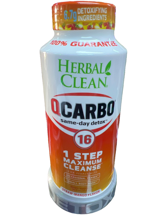 Q carbo same day detox strawberry mango