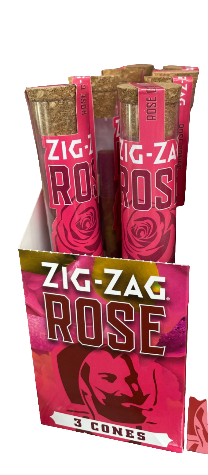 Zig Zag Rose Cones (3 pack)