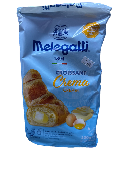 Melegatti Croissant Crema (Cream, 10pk) 300g