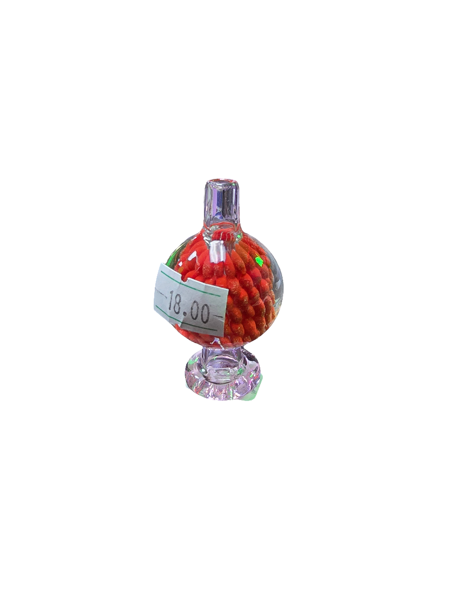 Carb Cap Pink accents and Red inner design