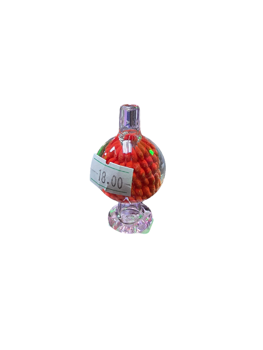 Carb Cap Pink accents and Red inner design