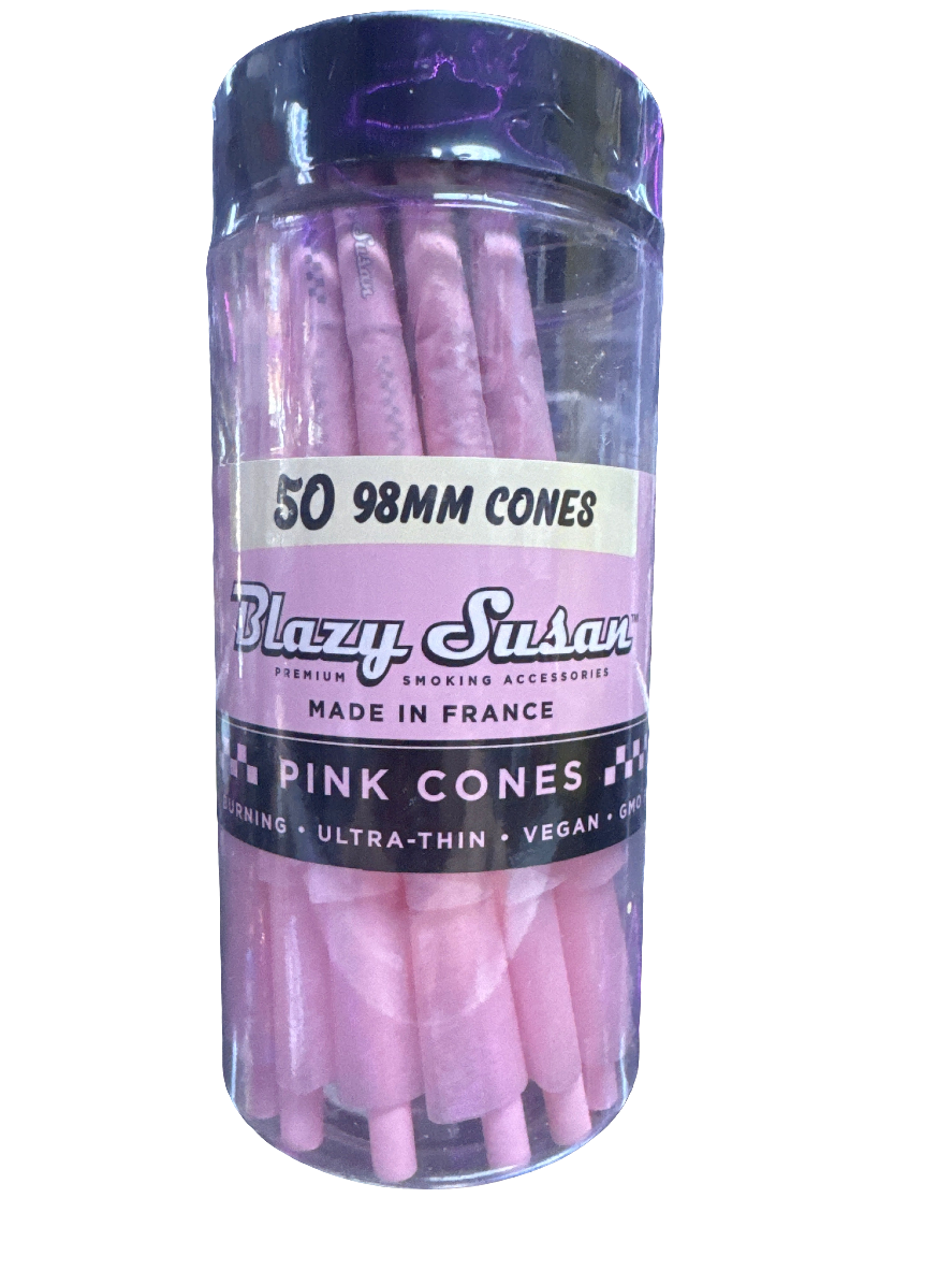 Blazy Susan Pink Cones (50pc- 98mm Cones