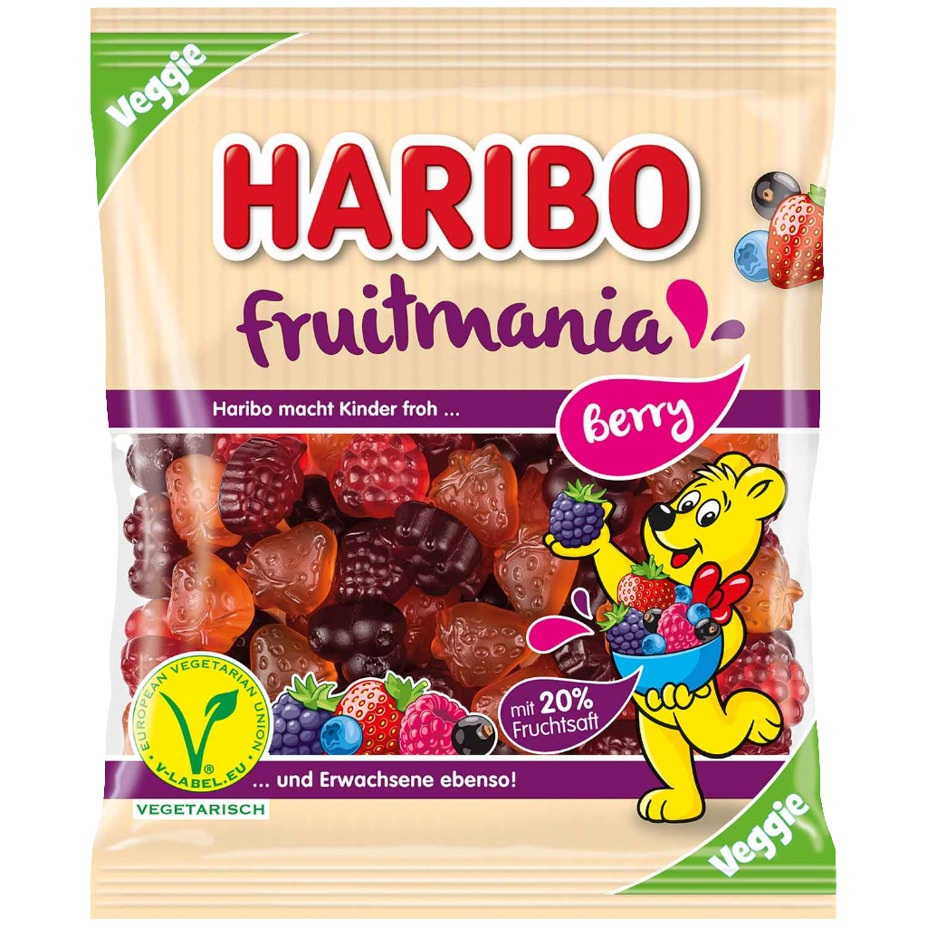 Haribo Fruitmania Berry 160g (Germany)