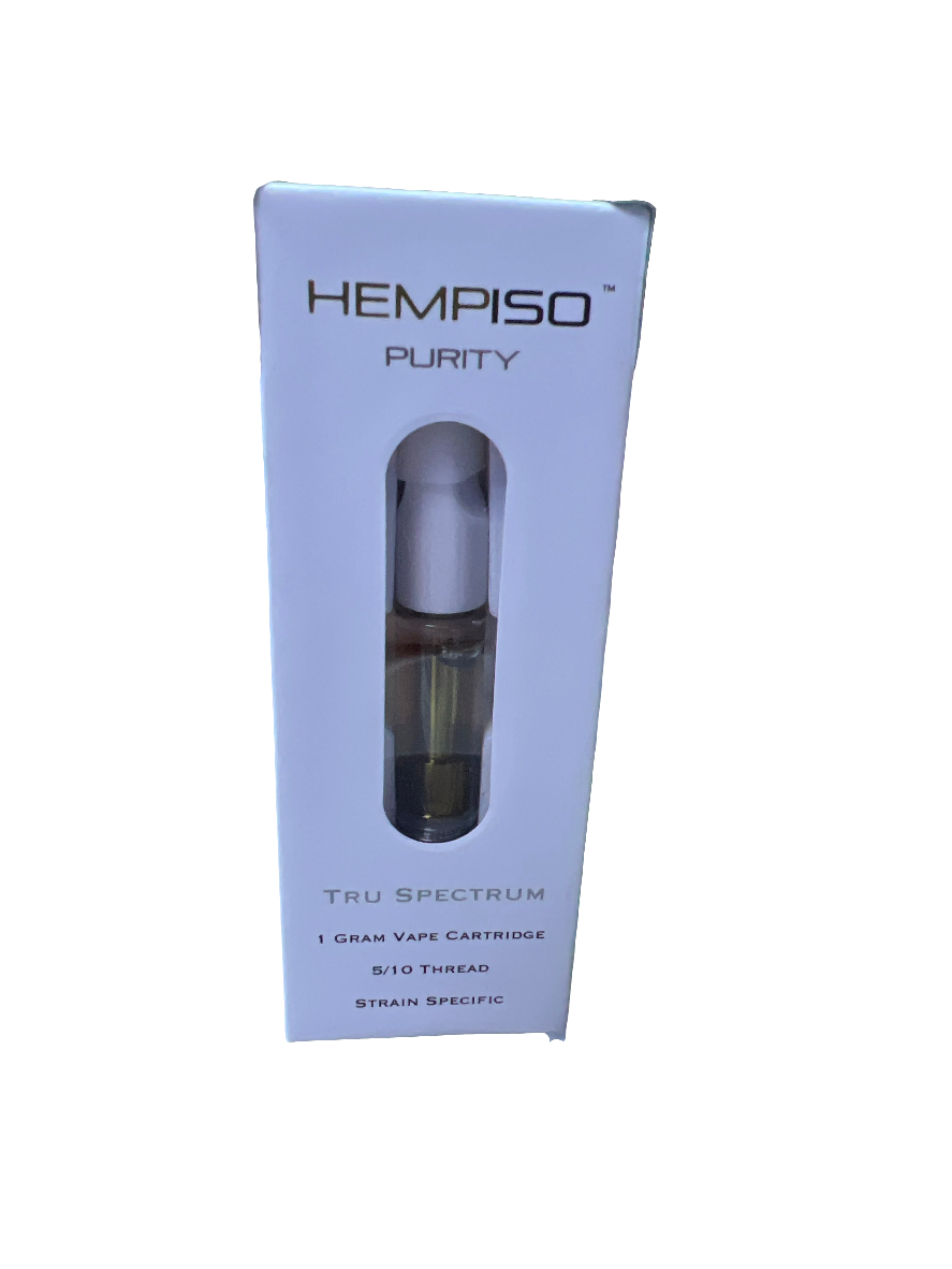 Hempiso Purity 1g vape cart -CBD - blue dream