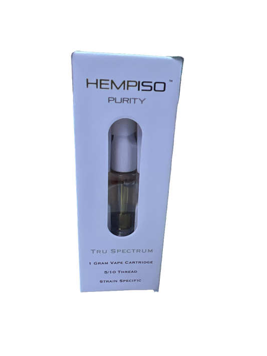 Hempiso Purity 1g vape cart -CBD - blue dream