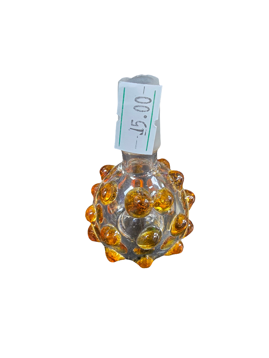 Bowl with orange bubbles