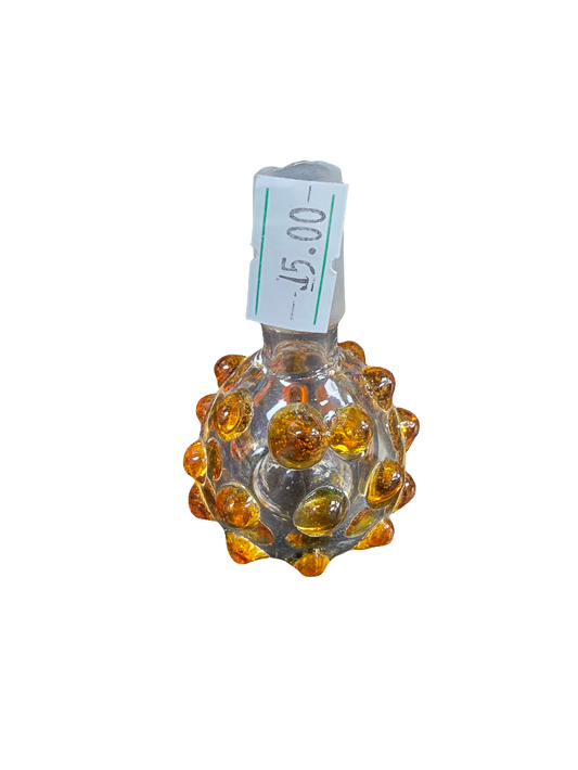 Bowl with orange bubbles