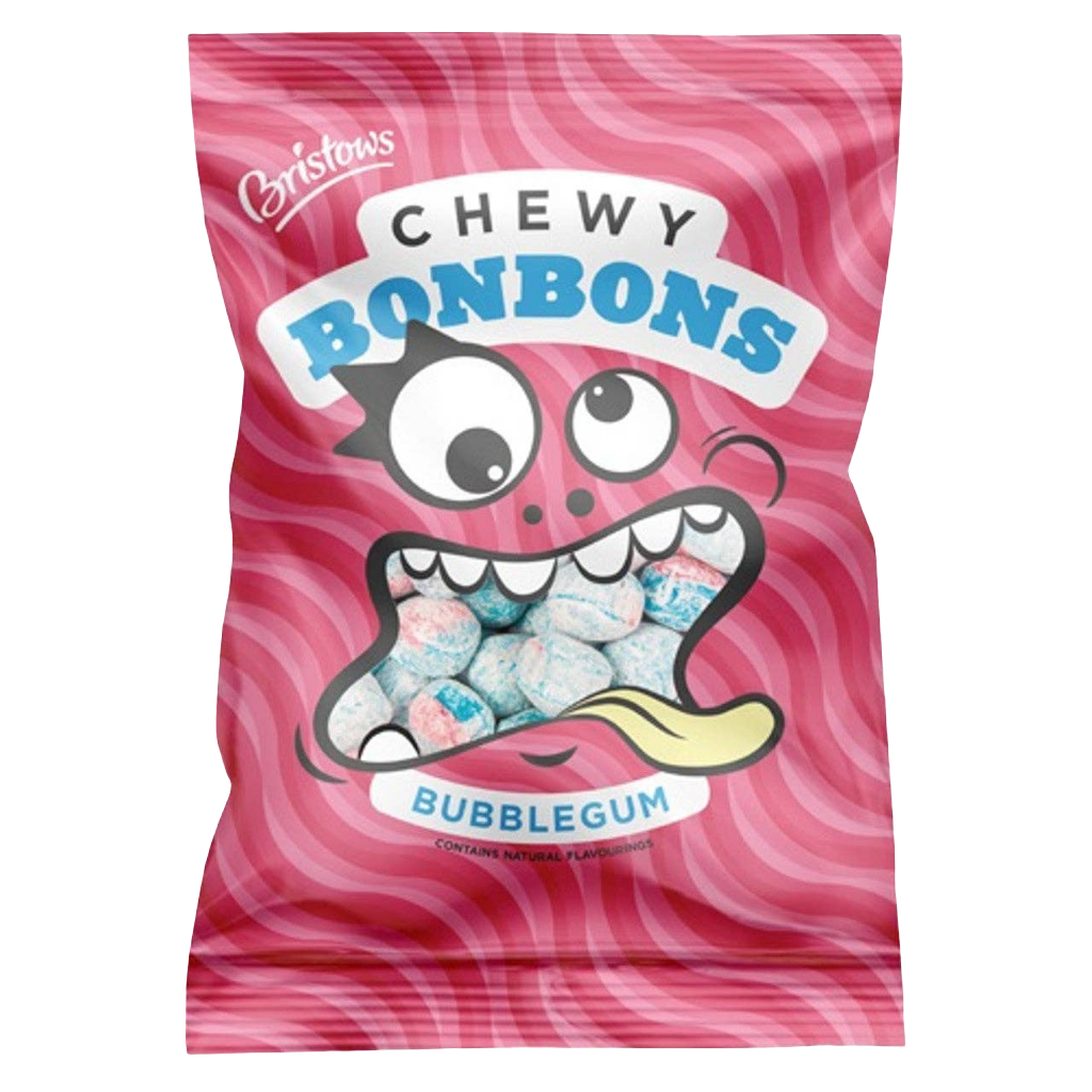 Bristow's Chewy Bubblegum Bon Bons 150g (UK)
