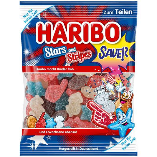Haribo Stars and Stripes 175g (Germany)