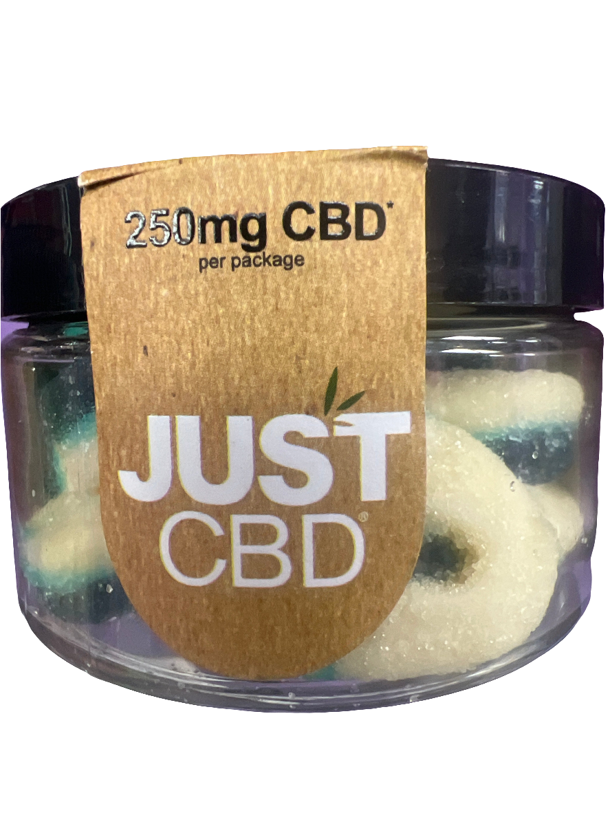 Just CBD Blue Raspberry Rings 250