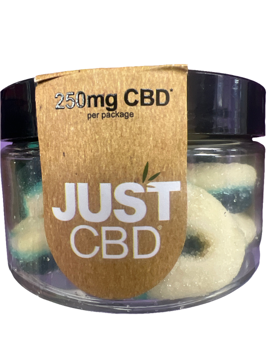 Just CBD Blue Raspberry Rings 250