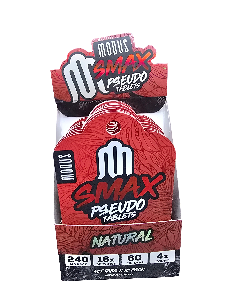 Modus smax - pseudo tablets - 60mg per tab - 240mg per pack - natural