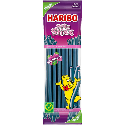 Haribo Raspberry & Blackberry Balla Stixx 200g (Germany)