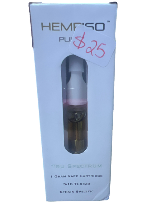 Hempiso purity Cbd cart 1g lemon haze