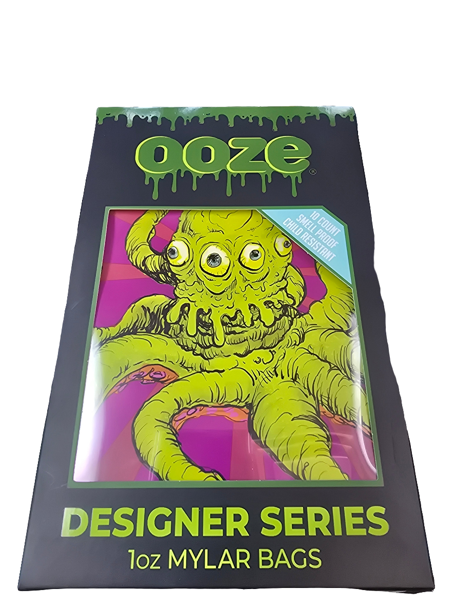 Ooze Designer Series sir inks alot 1oz Mylar Bags