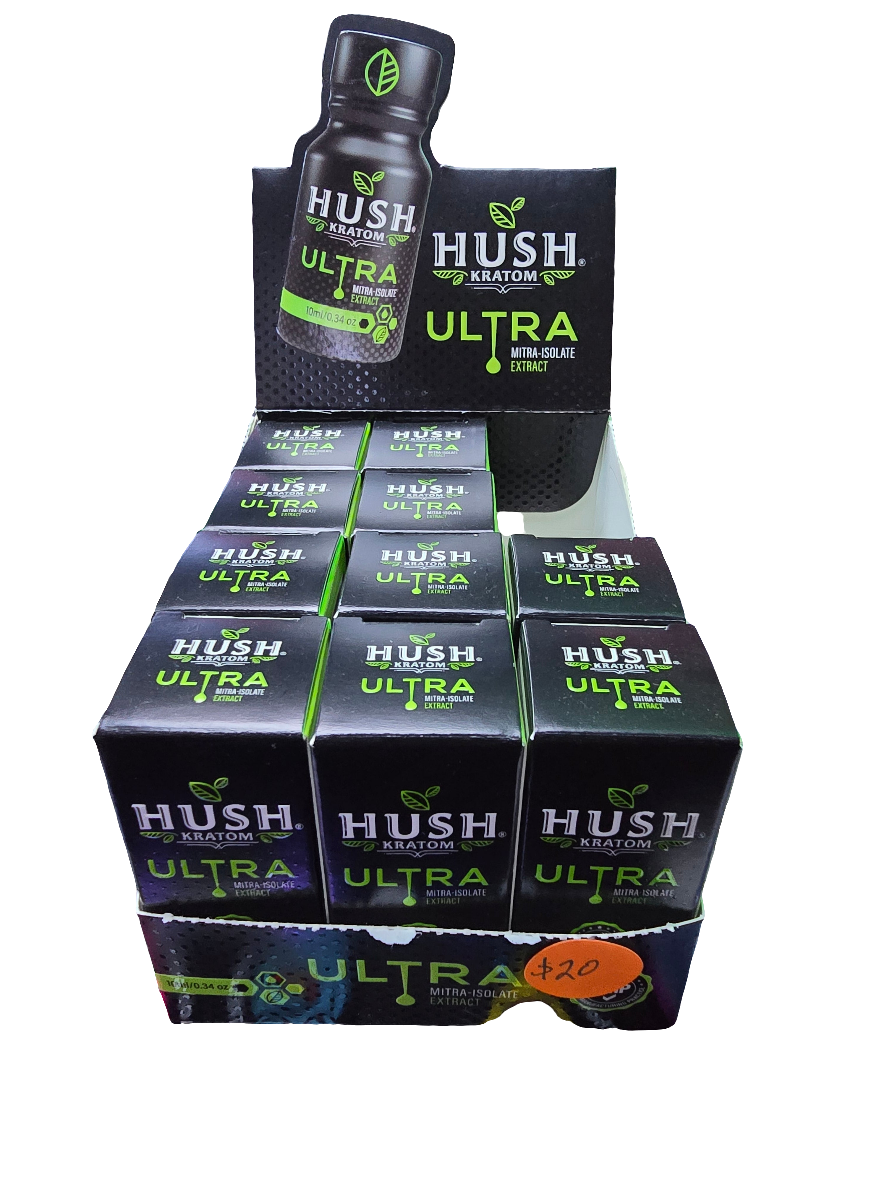 Hush Kratom - Full Spectrum Ultra Mitra Kratom Isolate Shot