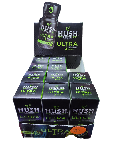 Hush Kratom - Full Spectrum Ultra Mitra Kratom Isolate Shot