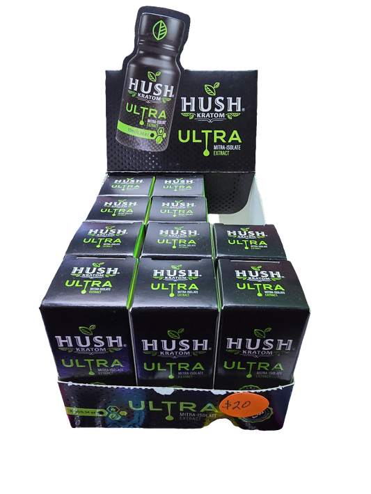 Hush Kratom - Full Spectrum Ultra Mitra Kratom Isolate Shot