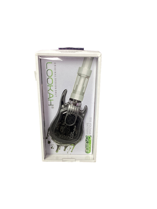Lookah Guitar - 510 Cartridge Battery - Silver