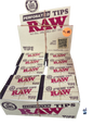 Raw Perforated Tips - Wide (Single Booklet)