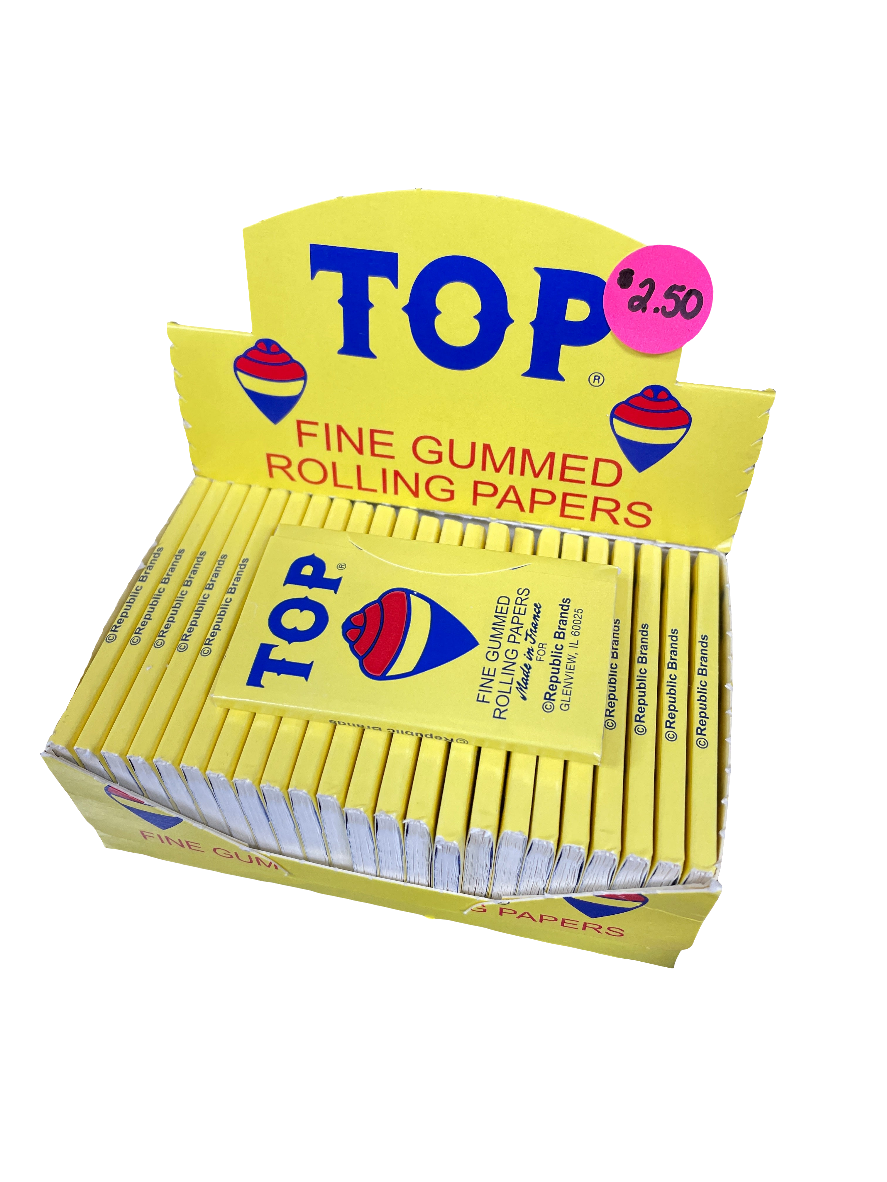 TOP Fine Gummed Rolling Papers (Single Booklet)