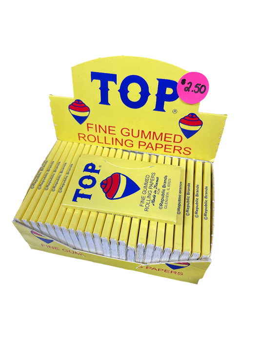 TOP Fine Gummed Rolling Papers (Single Booklet)