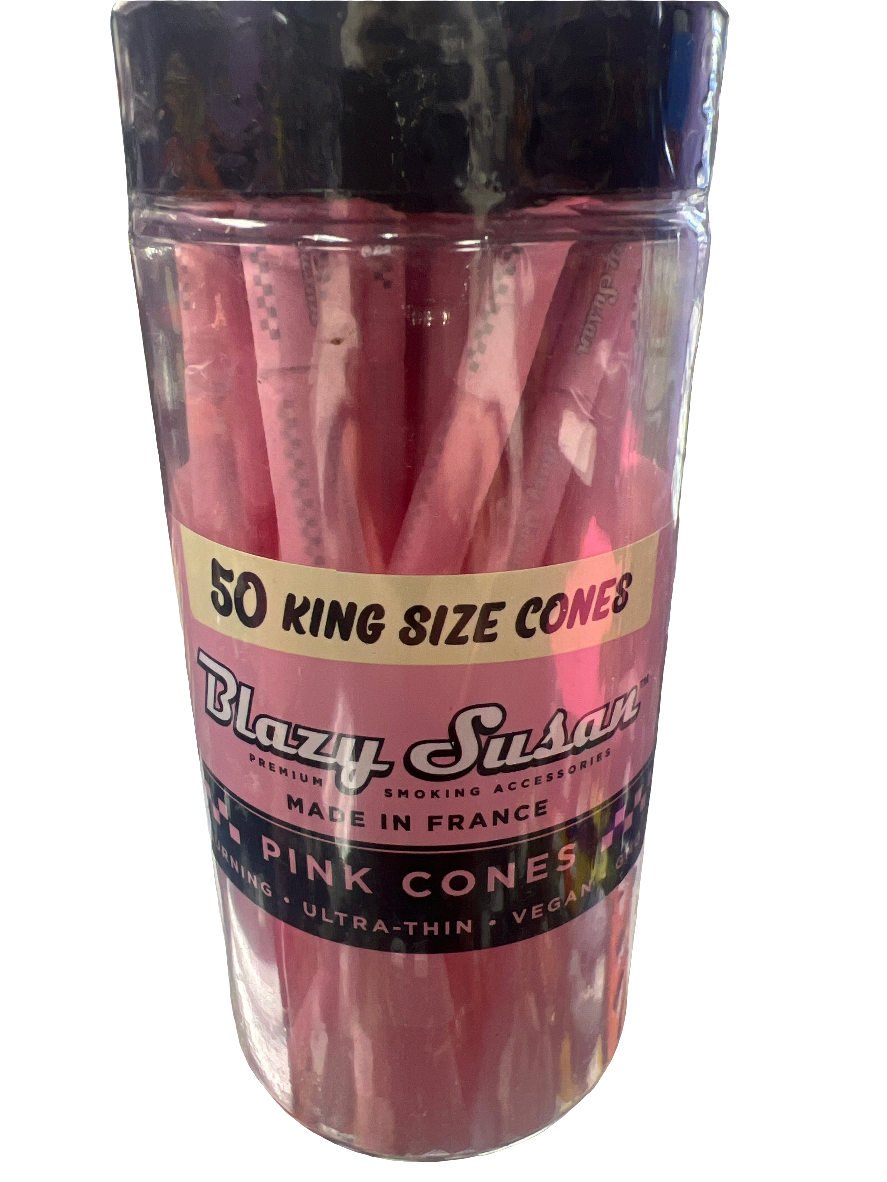 Blazy Susan King Size Cones 50ct PINK