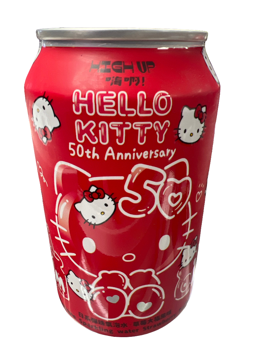 Hello kitty Sparkling Seltzer - 50th Anniversary - Strawberry Daifuku Flavor