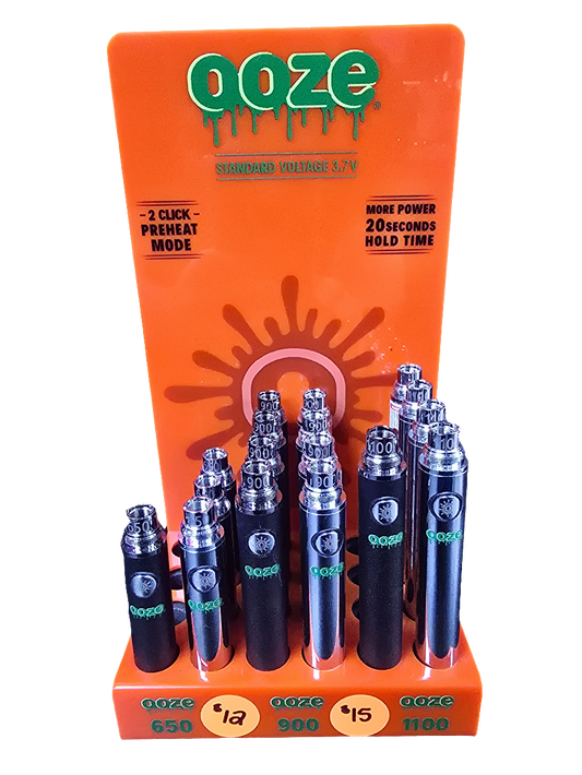 OOZE 510 Battery - 900mah - Silver