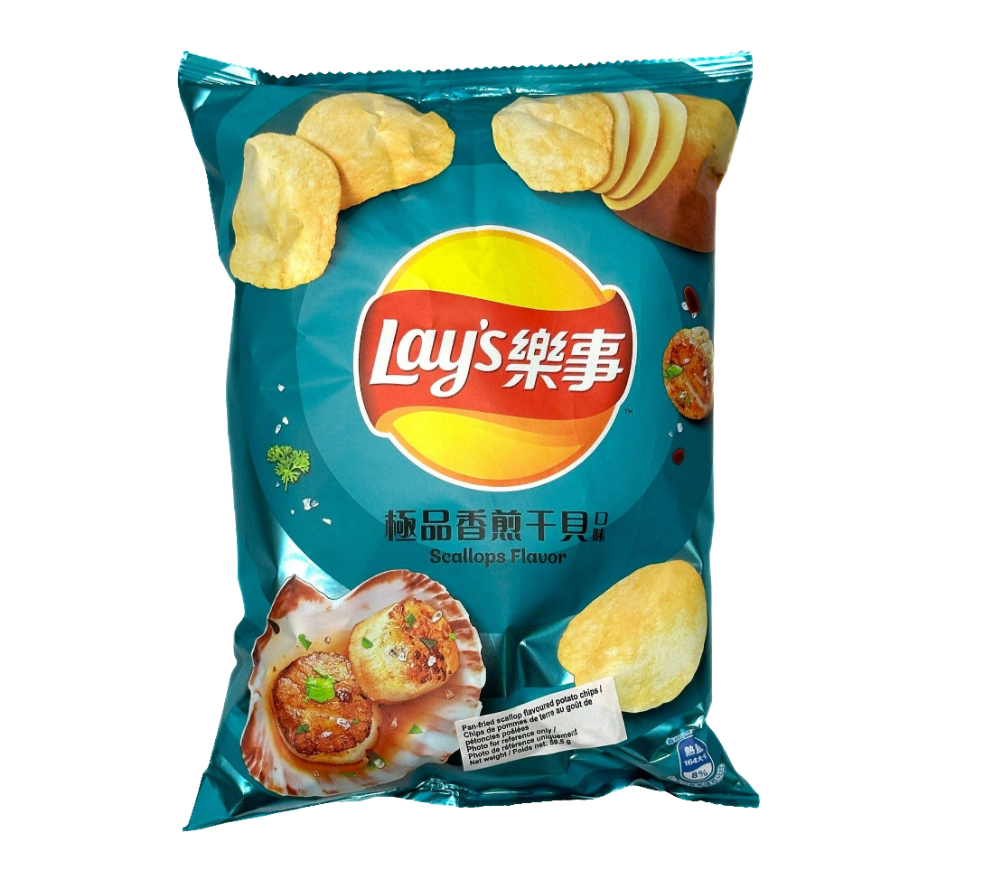 Lays Chips Bag - Scallop Flavor (Taiwan)